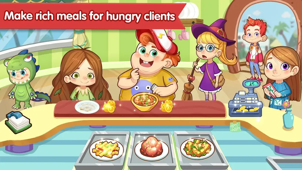 Happy Kitchen World  [МОД Unlocked] Screenshot 4