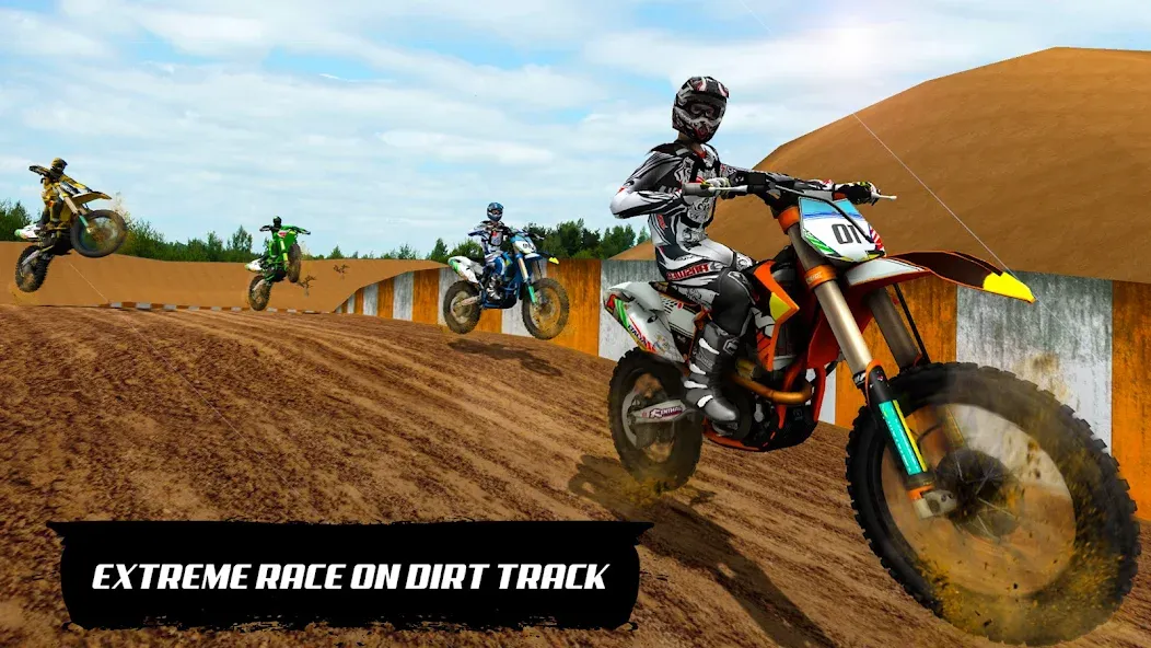 Motocross Dirt Bike Champions (Мотокросс Чемпионы Грязевых Мотоциклов)  [МОД Меню] Screenshot 1