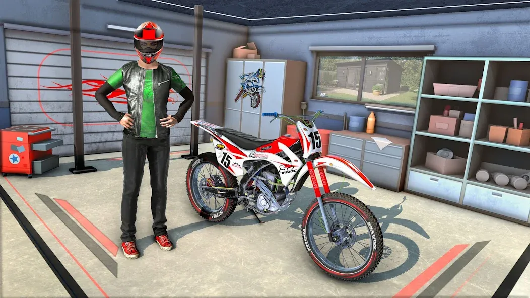 Bike Stunt Race Tricks Master  [МОД Menu] Screenshot 2