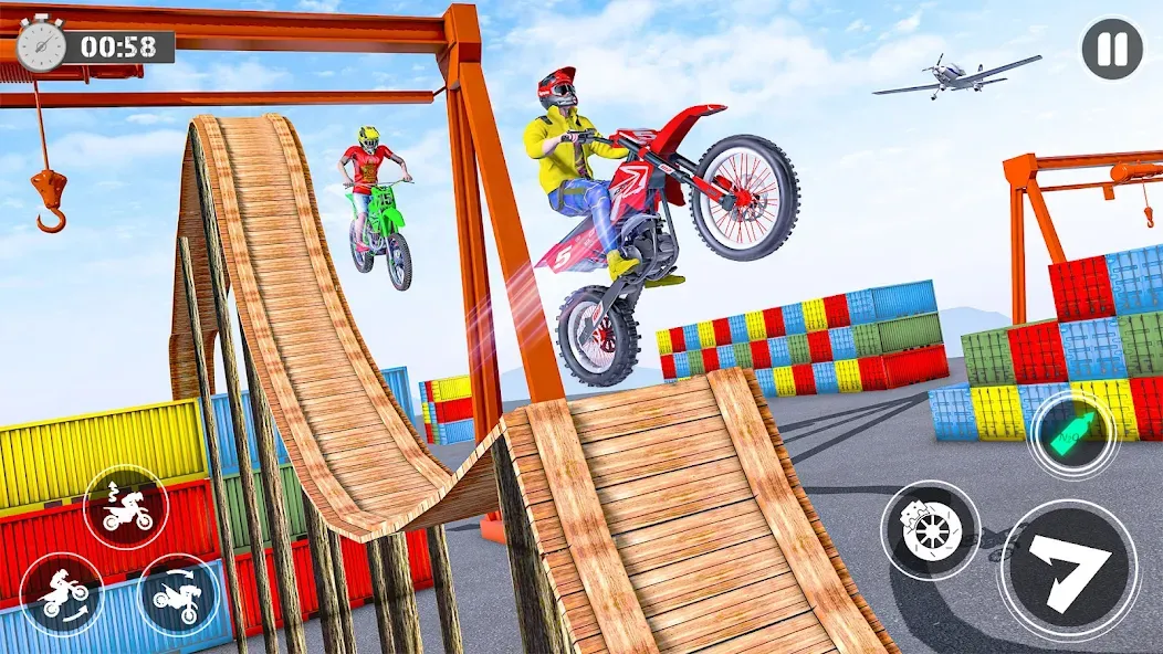 Bike Stunt Race Tricks Master  [МОД Menu] Screenshot 4