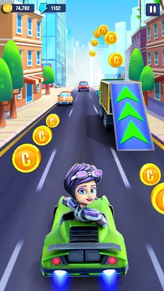 Mini Car Runner - Racing Games (Мини Кар Раннер)  [МОД Много монет] Screenshot 5