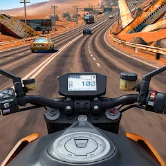 Взлом Moto Rider GO: Highway Traffic (Мото Райдер ГО)  [МОД Бесконечные монеты] - последняя версия apk на Андроид