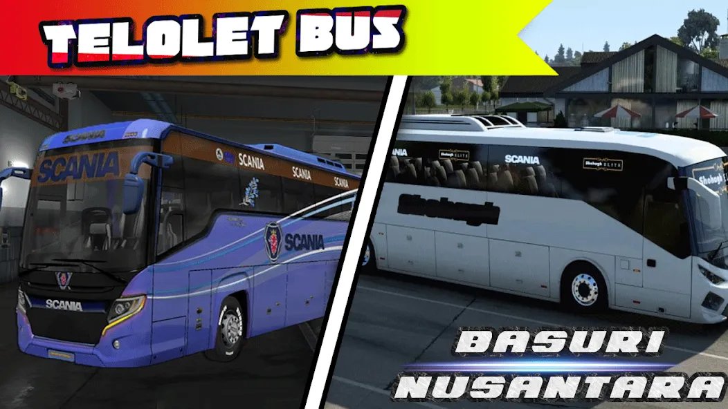 Bus Telolet Basuri Nusantara (Бус Телолет Басури Нусантара)  [МОД Mega Pack] Screenshot 1