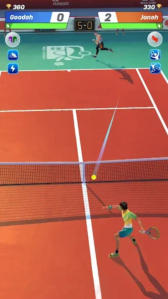 Tennis Clash: Multiplayer Game (Теннис Клаш)  [МОД Бесконечные монеты] Screenshot 2