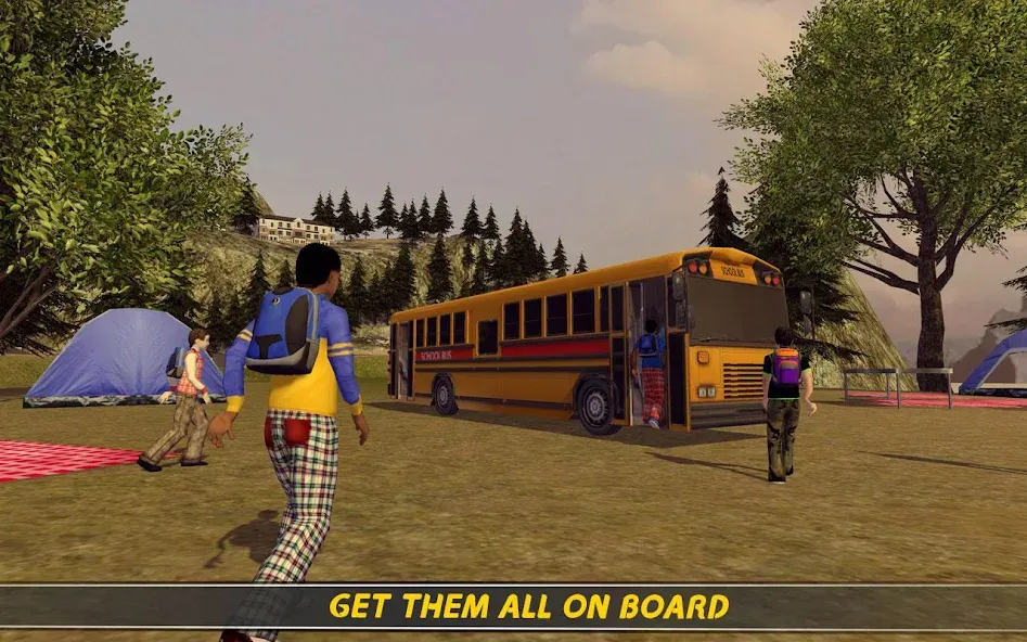 School Bus 16  [МОД Все открыто] Screenshot 3