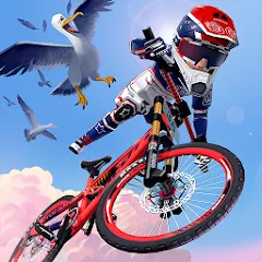 Скачать взломанную Downhill Masters (Даунхилл мастерс)  [МОД Mega Pack] - стабильная версия apk на Андроид