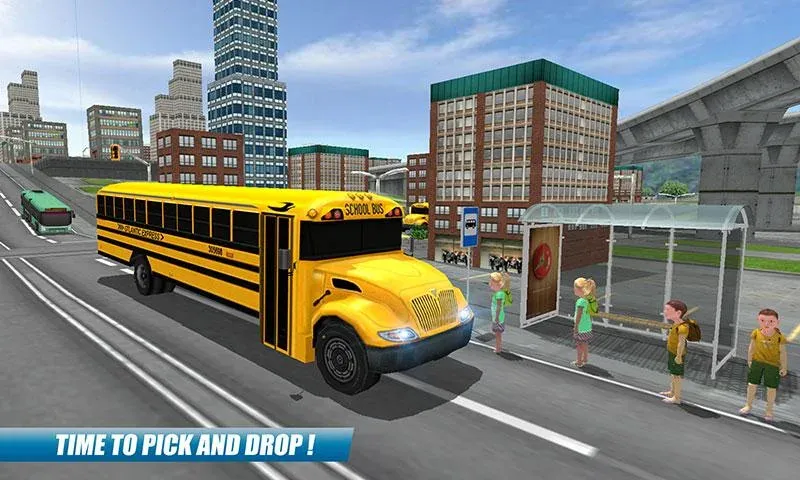 School Bus Driving Game  [МОД Бесконечные монеты] Screenshot 5