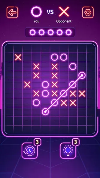 Tic Tac Toe - Offline XOXO (Тиктактое)  [МОД Unlimited Money] Screenshot 2