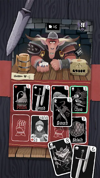 Card Crawl (Кард Кролл)  [МОД Все открыто] Screenshot 1