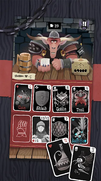 Card Crawl (Кард Кролл)  [МОД Все открыто] Screenshot 3