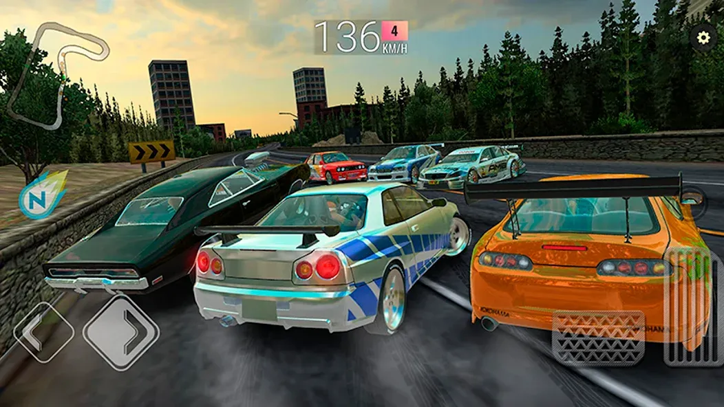 Racing in Car - Multiplayer (Рейсинг ин Кар)  [МОД Бесконечные деньги] Screenshot 5