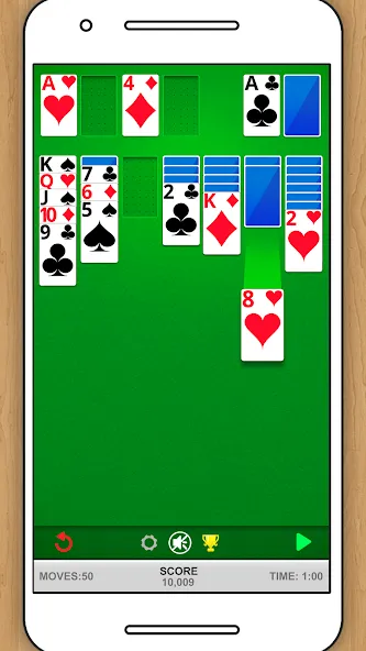 SOLITAIRE CLASSIC CARD GAME  [МОД Много монет] Screenshot 2