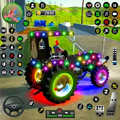 Скачать взломанную Tractor Farming Games 2023  [МОД Unlimited Money] - последняя версия apk на Андроид