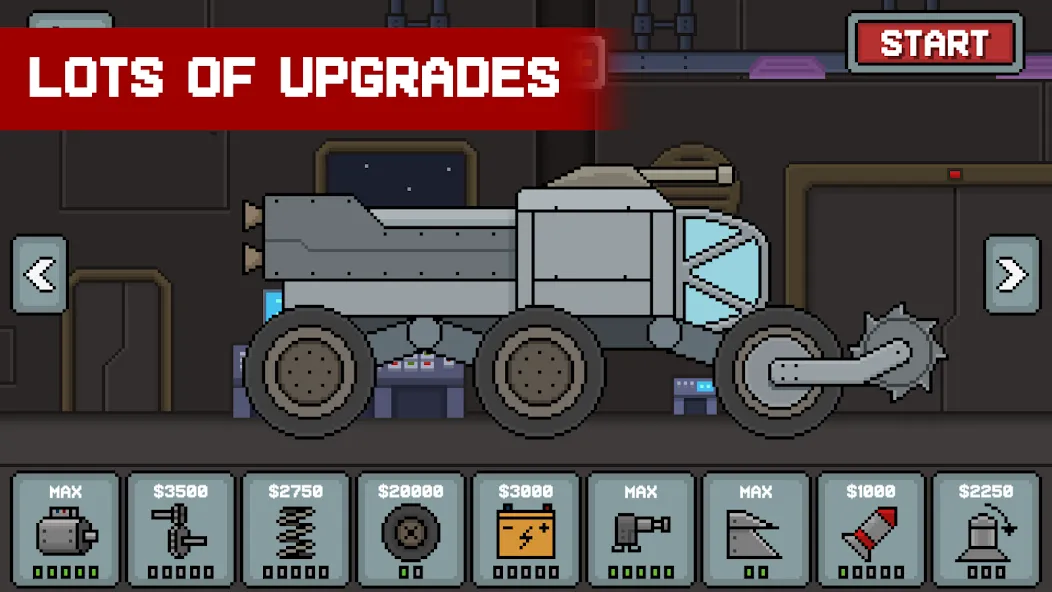 Death Rover: Space Zombie Race (Дэт Ровер)  [МОД Menu] Screenshot 1