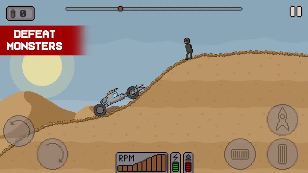 Death Rover: Space Zombie Race (Дэт Ровер)  [МОД Menu] Screenshot 2