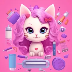 Скачать взлом Idle Cat Makeover: Hair Salon  [МОД Бесконечные монеты] - стабильная версия apk на Андроид