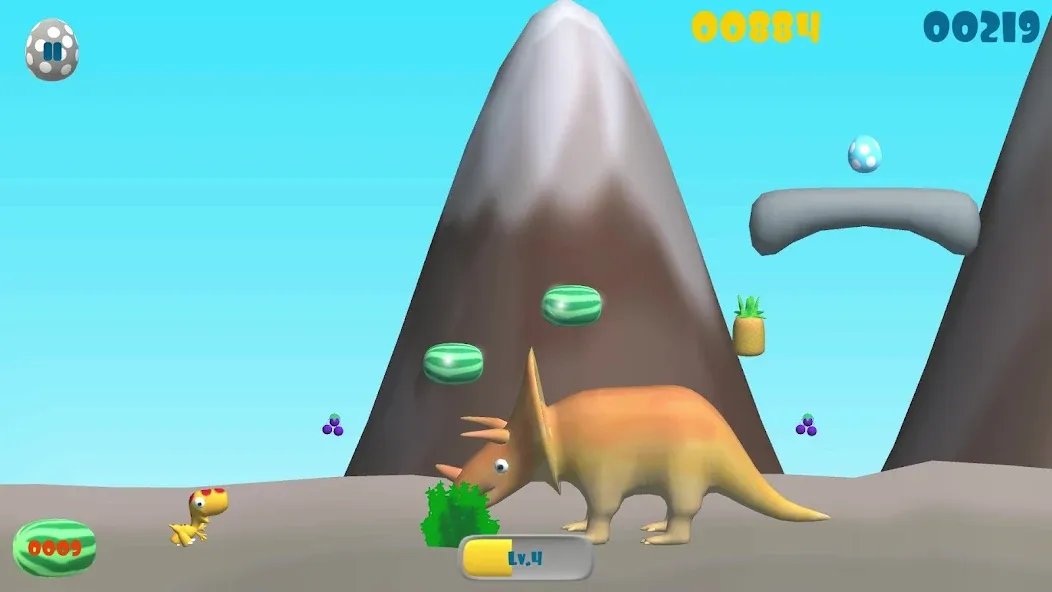 Dinosaur Run (Динозавр Ран)  [МОД Menu] Screenshot 4