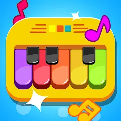 Взломанная Baby Piano Kids Music Games  [МОД Много монет] - последняя версия apk на Андроид