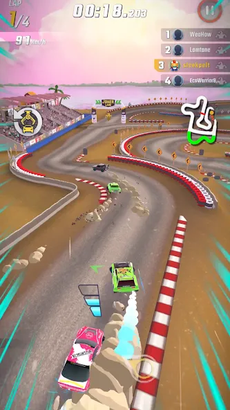 Rally Clash - Car Racing Game (Ралли Клаш)  [МОД Много денег] Screenshot 1