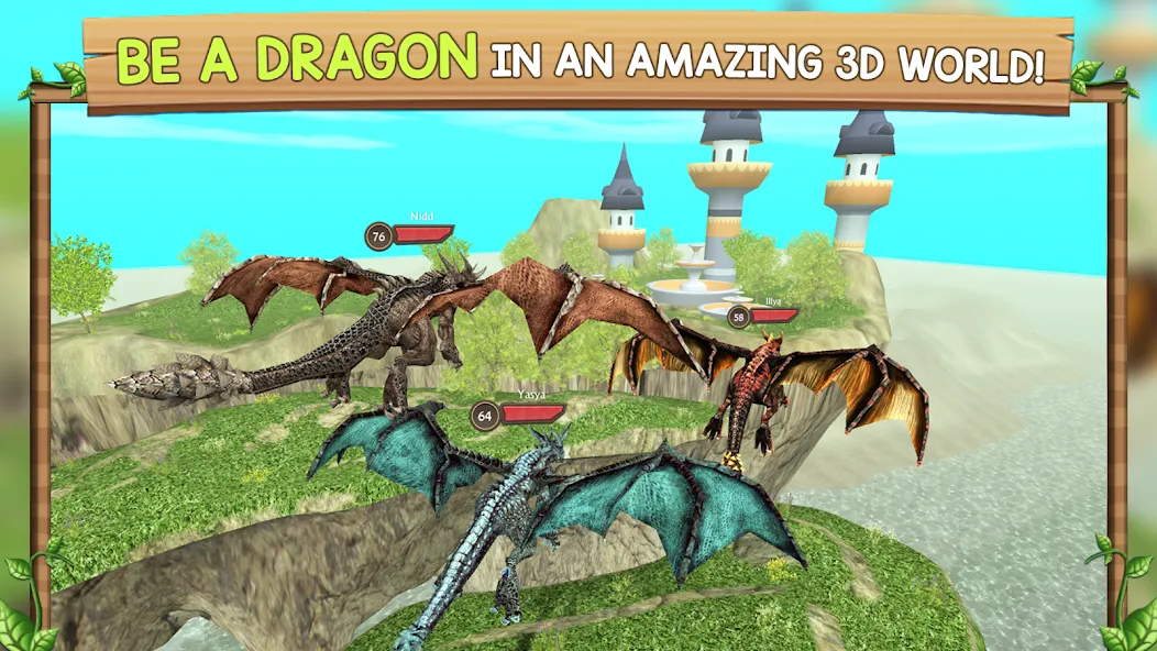 Dragon Sim Online: Be A Dragon  [МОД Все открыто] Screenshot 1