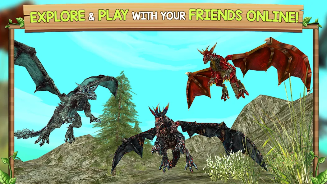 Dragon Sim Online: Be A Dragon  [МОД Все открыто] Screenshot 4