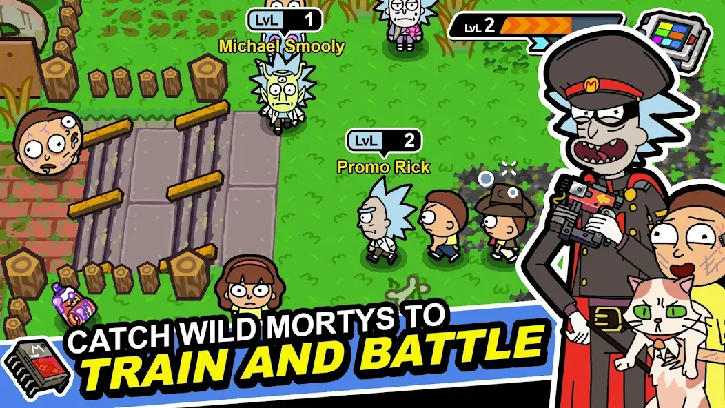 Rick and Morty: Pocket Mortys (Покет Мортис)  [МОД Много денег] Screenshot 1