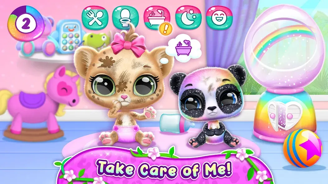 Amy Care - My Leopard Baby  [МОД Menu] Screenshot 4