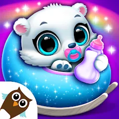 Скачать взлом Jungle Floof - Island Pet Care (Джангл Флооф)  [МОД Много монет] - полная версия apk на Андроид