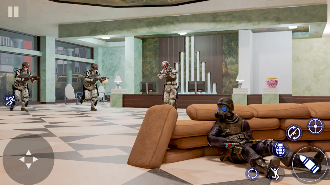 Modern Commando FPS Army Games  [МОД Меню] Screenshot 2