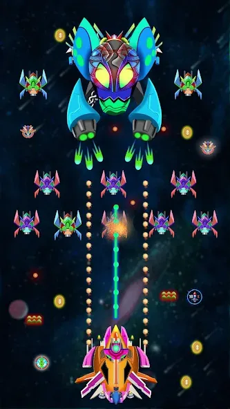 Galaxy Shooting: Alien Attack (Гэлэкси Шутинг)  [МОД Меню] Screenshot 3