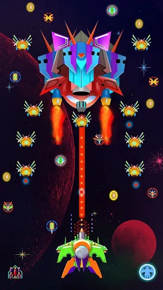 Galaxy Shooting: Alien Attack (Гэлэкси Шутинг)  [МОД Меню] Screenshot 5