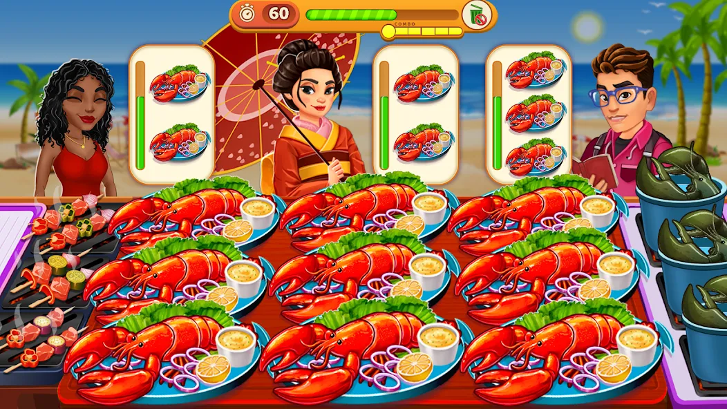 Cooking Max: Restaurant Games (Кукинг Макс)  [МОД Много монет] Screenshot 2