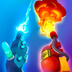 Взломанная Crazy Gun Inventor (Крейзи Ган Инвентор)  [МОД Menu] - полная версия apk на Андроид