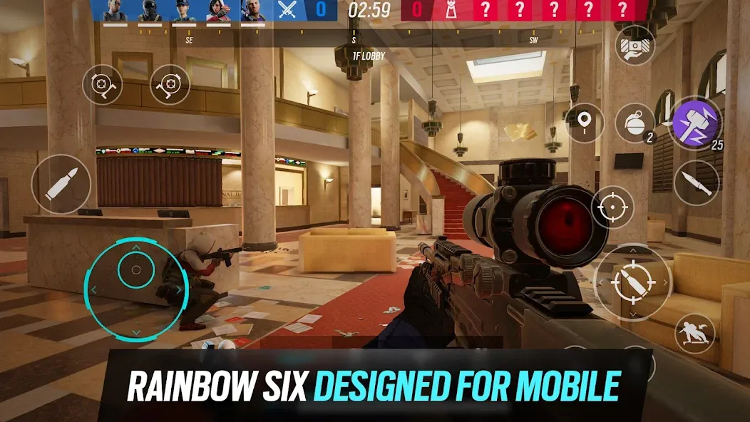 Rainbow Six Mobile (Рейнбоу Сикс Мобайл)  [МОД Menu] Screenshot 1