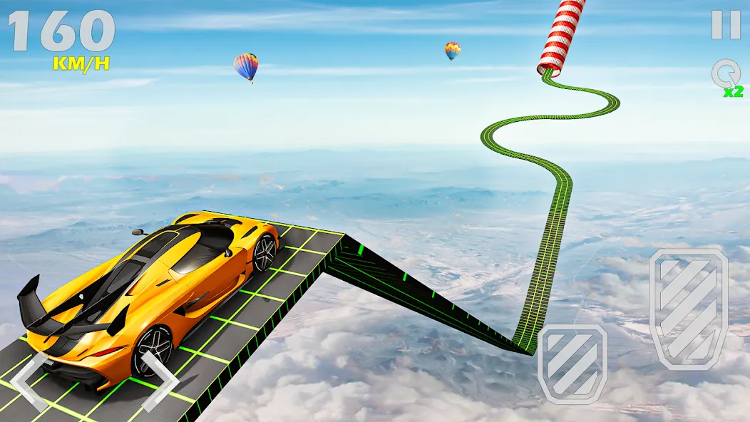 Mega Ramp Car Games Car Stunts  [МОД Бесконечные деньги] Screenshot 4