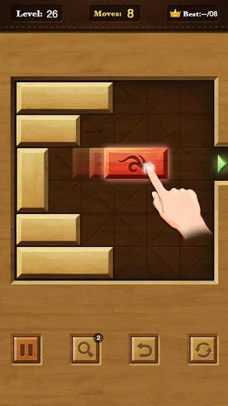 Unblock Red Wood  [МОД Бесконечные монеты] Screenshot 3