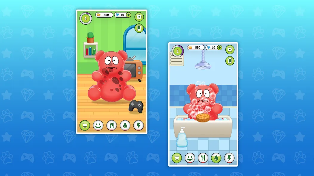 My Jelly Bear Pet  [МОД Много денег] Screenshot 1