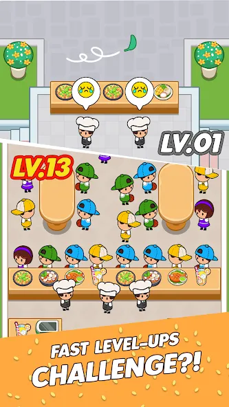 Food Fever: Restaurant Tycoon (Фуд Фивер)  [МОД Меню] Screenshot 1