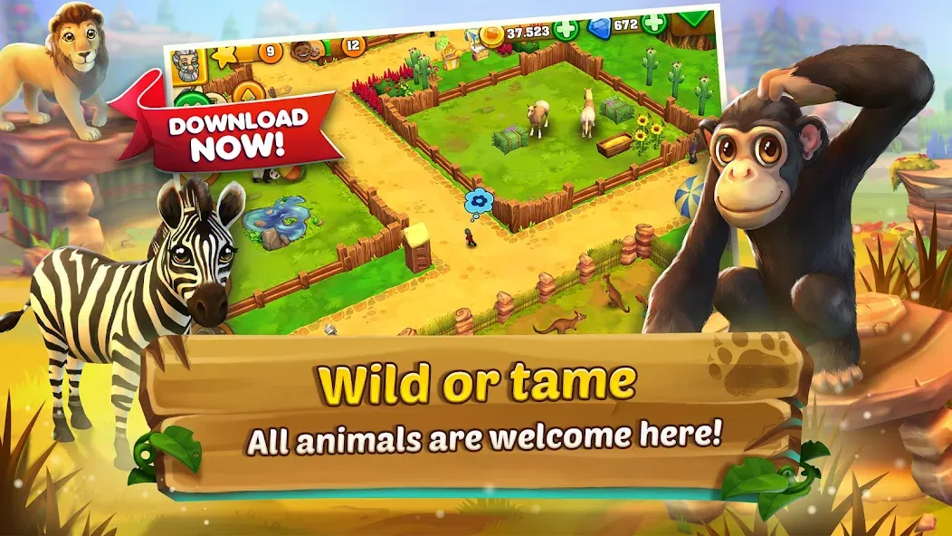 Zoo 2: Animal Park (Зу 2)  [МОД Unlimited Money] Screenshot 3