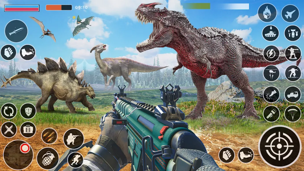 Wild Dino Hunting: Zoo Hunter (Дино Хантер)  [МОД Бесконечные монеты] Screenshot 2