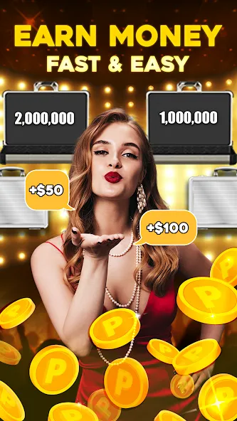 Deal Be Richest: Vegas Coin (Голден Дил Зе Миллион Прайз)  [МОД Все открыто] Screenshot 1