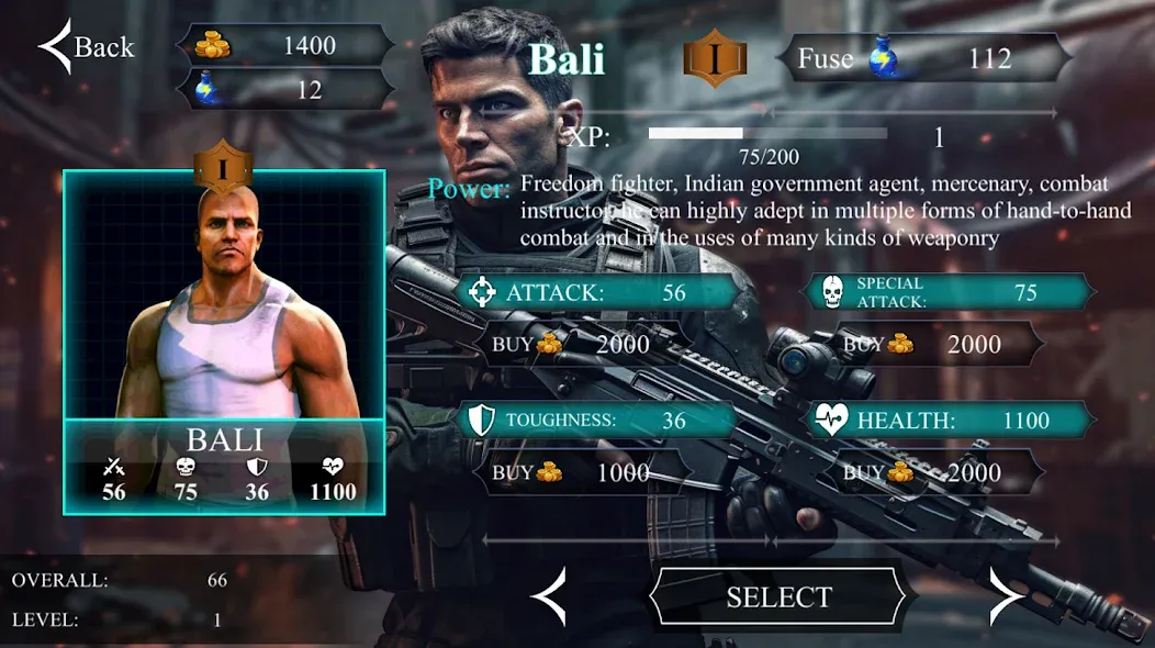 V Commando shooting  [МОД Menu] Screenshot 2