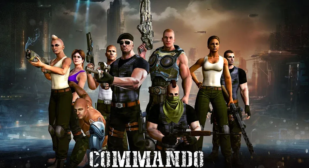 V Commando shooting  [МОД Menu] Screenshot 4