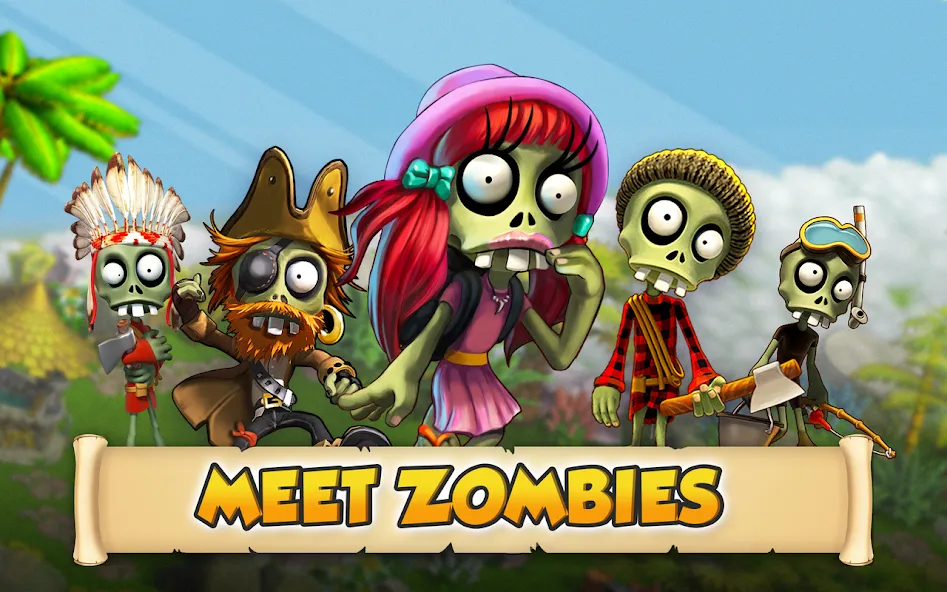 Zombie Castaways  [МОД Много денег] Screenshot 5