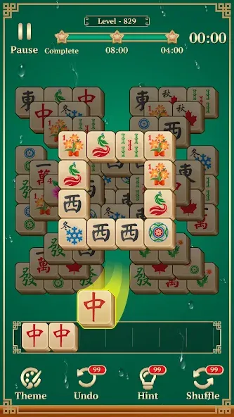 Mahjong Solitaire: 3 Tiles (Маджонг Классик)  [МОД Много денег] Screenshot 2