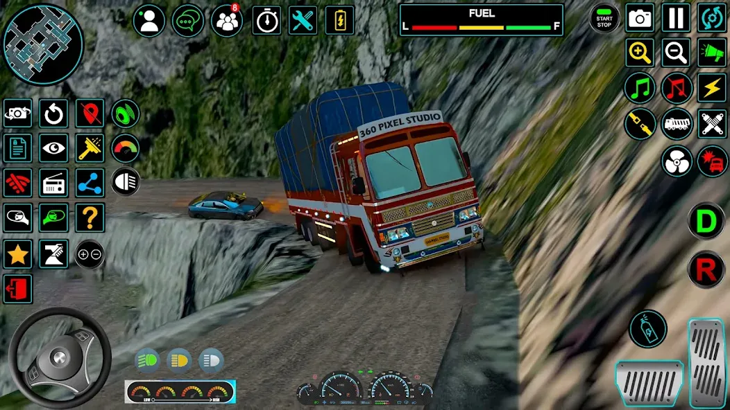 Indian Truck Offroad Cargo Sim (Индийский грузовик   )  [МОД Menu] Screenshot 1