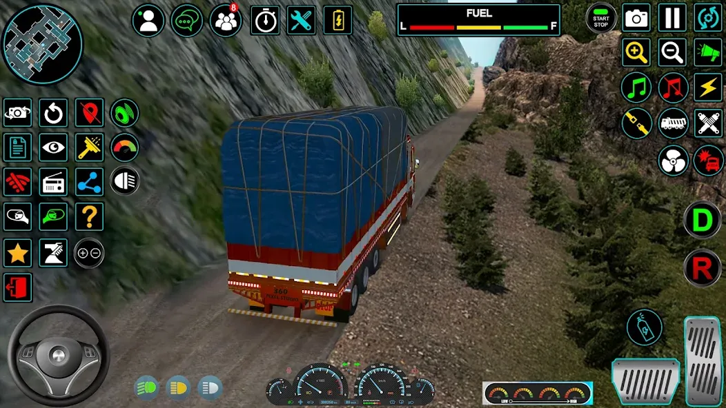 Indian Truck Offroad Cargo Sim (Индийский грузовик   )  [МОД Menu] Screenshot 3