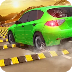 Скачать взломанную Car Crash Speed Bump Car Games  [МОД Все открыто] - последняя версия apk на Андроид