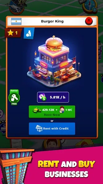 Geopoly: Tycoon NFT Idle Game (ГЕОПОЛИ Реал)  [МОД Все открыто] Screenshot 1