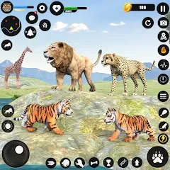 Скачать взломанную Tiger Simulator Animal Games (Тигровый симулятор  игры с животными)  [МОД Unlimited Money] - последняя версия apk на Андроид